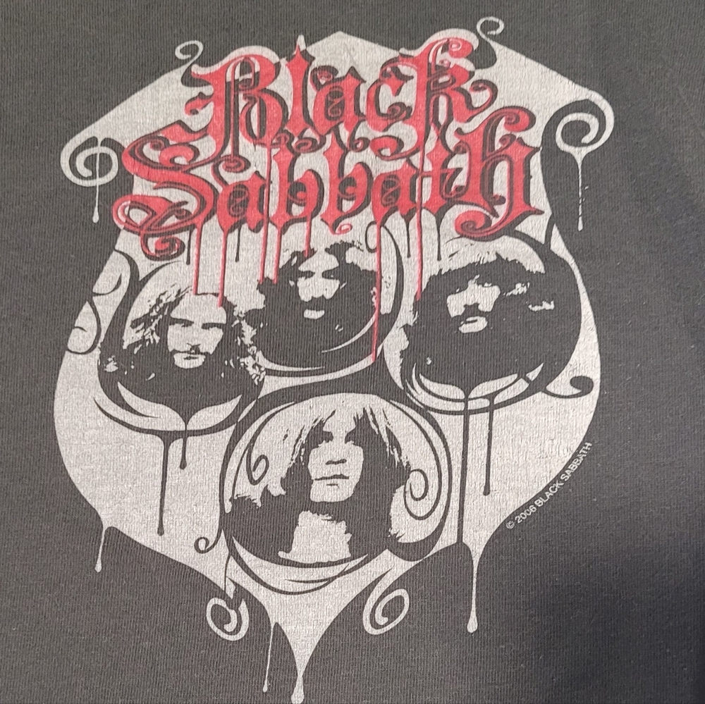 Vintage ~ BLACK SABBATH Large Tee - Picture 2 of 4